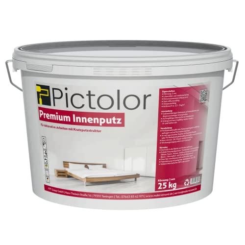 Pictolor Premium-Innenputz 25kg Körnung: 2mm von Malerversand