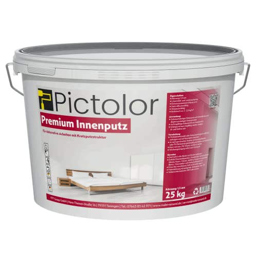 Pictolor Premium-Innenputz 25kg Körnung: 1,5mm von Malerversand