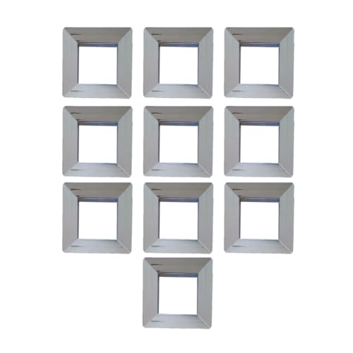 Mama Store Türgriff Orion, verchromt, quadratisch, aus Kunststoff, 60 x 60 cm, CC32 – Set mit 4 Schrauben von Mama Store