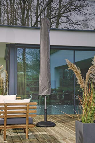 Mandalika Garden Atmungsaktive, frostbeständige und wasserdichte Schutzhülle Premium 5035", mit Stab für einen Sonnenschirm bis 400 cm, 220 x 40 cm, von Mandalika Garden