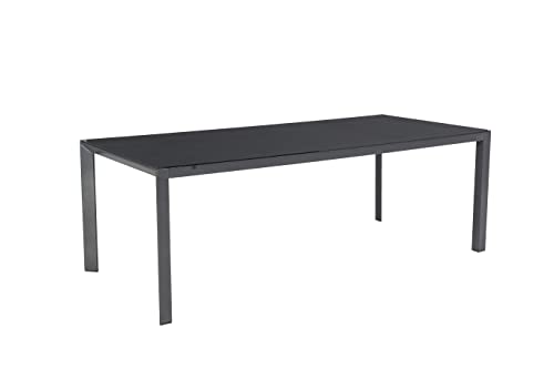 Mandalika Garden Dining Tisch GAN Furniture, Aluminium, Graphit, 220x100x74cm von Mandalika Garden