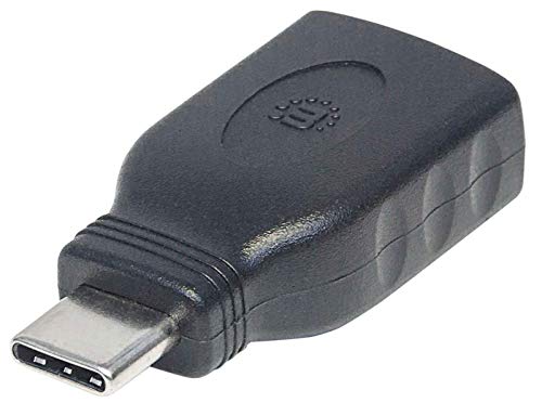 Manhattan 354646 USB 3.1 Typ A Buchse auf Typ C-Stecker Adapter (G1) schwarz von Manhattan