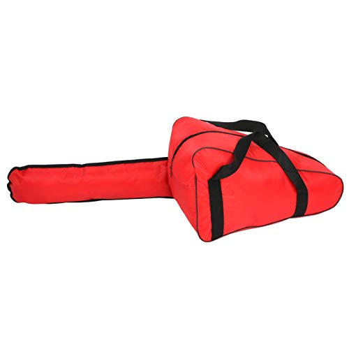 Oxford Tasche Tragetasche Heavy Duty Tasche Kettensägen Aufbewahrung Kit Tasche verschleißfest für Holzfäller Schutz Kettensäge für Zuhause (rot, 50,8 cm) von Maquer