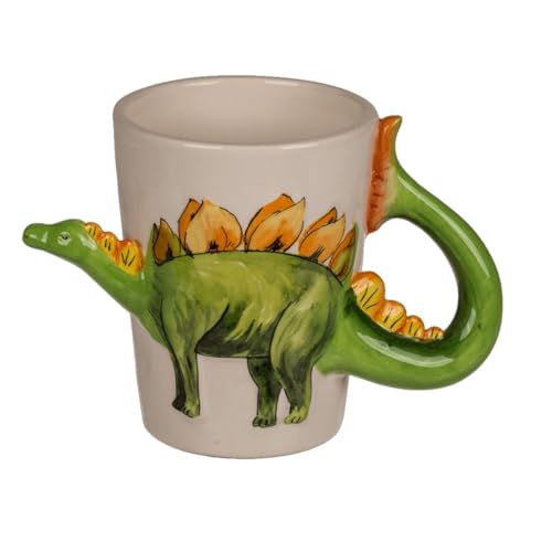 Tasse ca. 250 ml im 3D Dinosaurier Design mit verschiedenen Motiven Kaffeetasse, Dinosauriertasse:Stegosaurus von Marabella