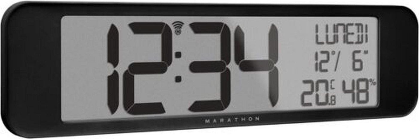 Marathon Wanduhr Marathon atomic panaromic wall clock xxxl von Marathon
