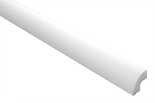 Zierleisten Sparpaket E-1 | leicht und stabil | extrudiertes Styropor | Stuckprofile | Decken-/ und Wandübergang | modern weiß | dekorativ | XPS | 22 x 22 mm | 20 Meter von Marbet Design
