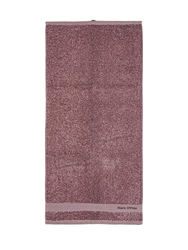 Marc O' Polo Duschtuch Timeless Tone Stripe Farbe Aubergine/Lavender Mist Größe 70x140 Baumwolle Frottier (550 gr/m²) von Marc O'Polo