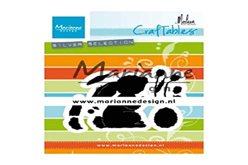 Marianne Design Craftables Präge- und Stanzschablone, Hase, für Handwerksprojekte von Marianne Design