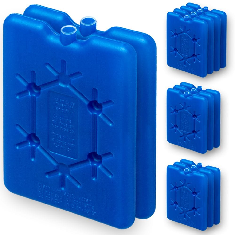 Kühlakkus 12er-Set Blau 16,5x11x1,5cm von Deuba®