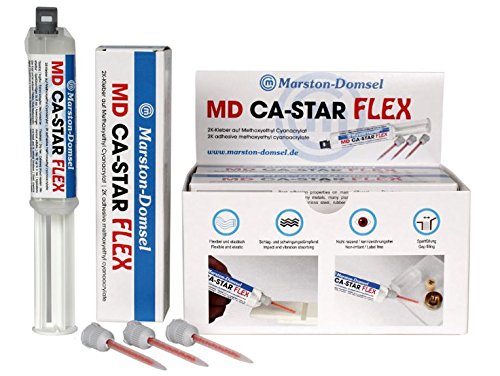 6x Marston-Domsel MD CA-STAR FLEX 2K 10g Kartusche - bleibt flexibel von Marston-Domsel