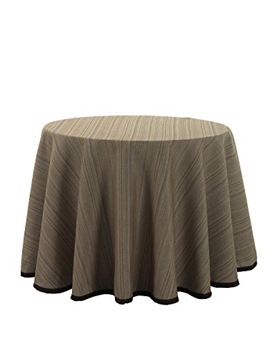 Martina Home Ribera Tischrock Camilla, Stoff, Beige, rund, 100 cm von Martina Home