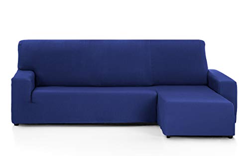 Martina Home - Sofabezug für Chaise Longue, Modell Túnez, Stoff, Marineblau, kurzes Eckteil rechts von Martina Home