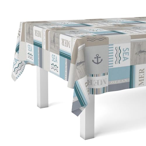 Martina Home Tischdecke, Wachstuch Mer, einzigartig, 300 x 140 cm von Martina Home