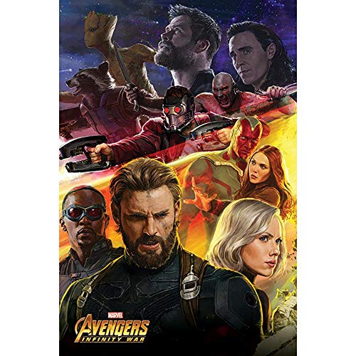 Marvel Comics Avengers: Infinity Krieg 'Captain America' Maxi Poster, 61 x 91.5 cm von MARVEL COMICS