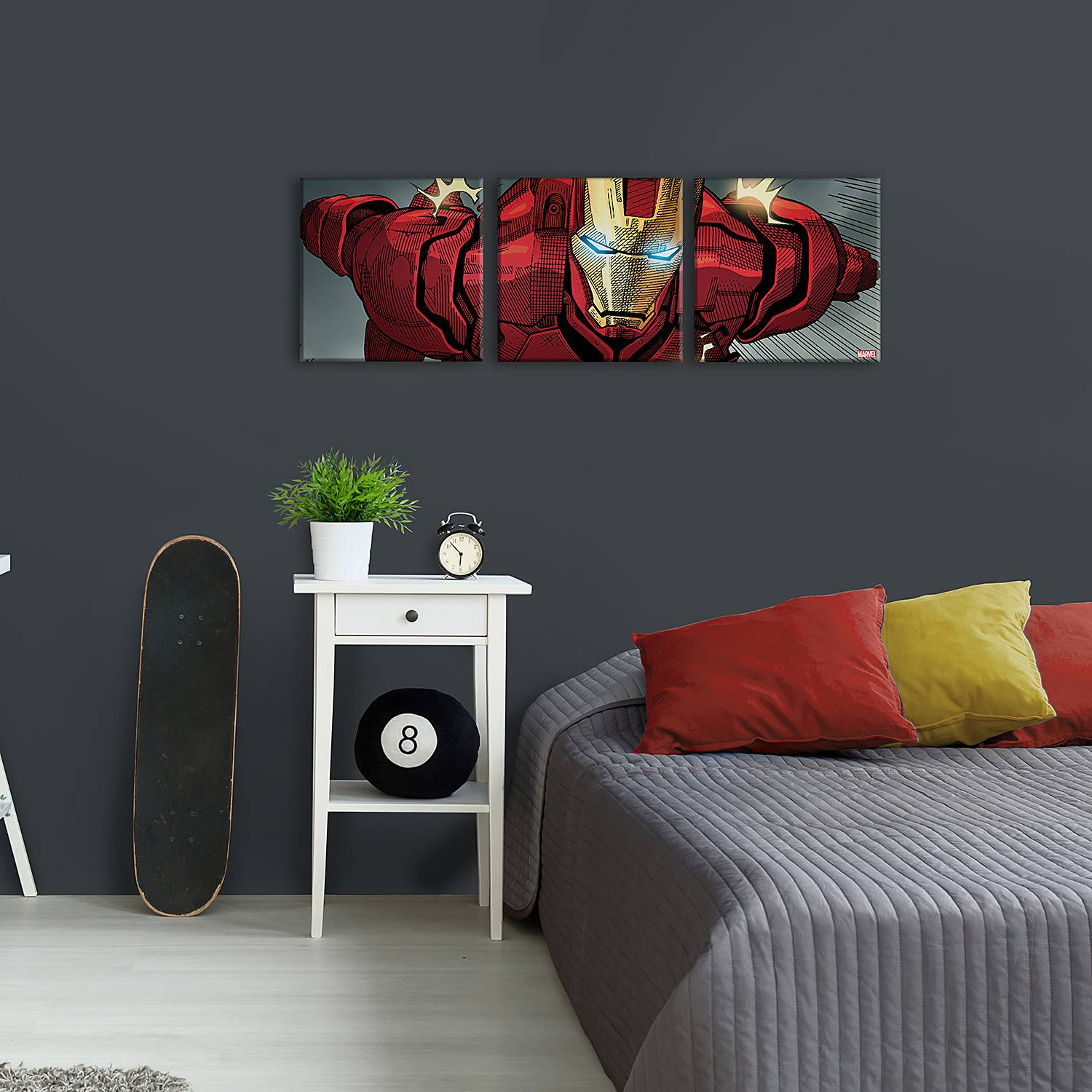 Leinwandbild Iron Man Classic 3-teilig von Marvel