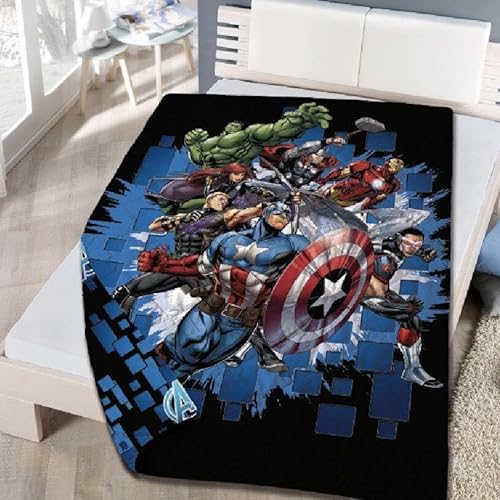 Marvel Avengers Avengers Kinderbettdecke, mehrfarbig, Einheitsgröße von Marvel