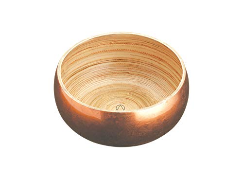 Artesà Salatschüssel aus Bambus und Kupfer, 17cm (6.5'') von Artesa