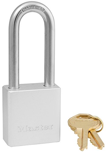 Master Lock 570DLHPF Vorhängeschloss, 9/32 Zoll Durchmesser, 5,1 cm H x 1,9 cm B, massives Aluminium, Silber, Quot von Master Lock