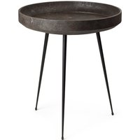 Mater - Bowl Table medium, Ø 46 x H 52 cm, schwarz (Coffee Waste Edition) von Mater