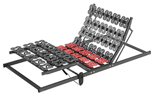 Matratzen Perfekt 5-Zonen Lattenrost elektrisch verstellbar und orthopädisch, 140 x 200 cm – elektrischer Bettenrost mit Motorrahmen und verstellbaren Federtellern von Matratzen Perfekt