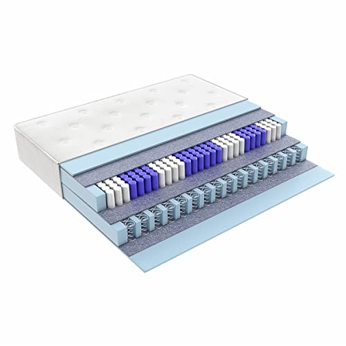 Matratzen Perfekt Boxspringmatratze Terra Med Box², 100 x 200 cm – orthopädische Federkernmatratze mit Doppelfederkern, ideal für Boxspringbetten, Härtegrad H3, Höhe 33 cm von Matratzen Perfekt