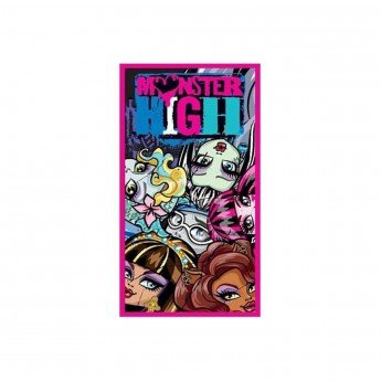 Monster High Strandtuch, Badetuch, 70 x 140 cm, Baumwolle Velours, von Mattel Monster High
