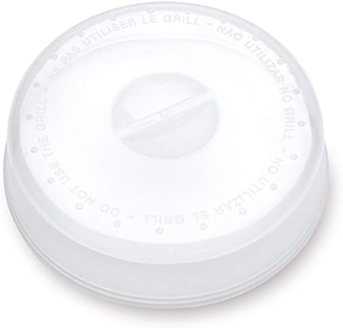 Maturi Mikrowellen-Spritzschutz, BPA-freie Abdeckung für Teller und Schüssel, 26 cm Durchmesser von Maturi
