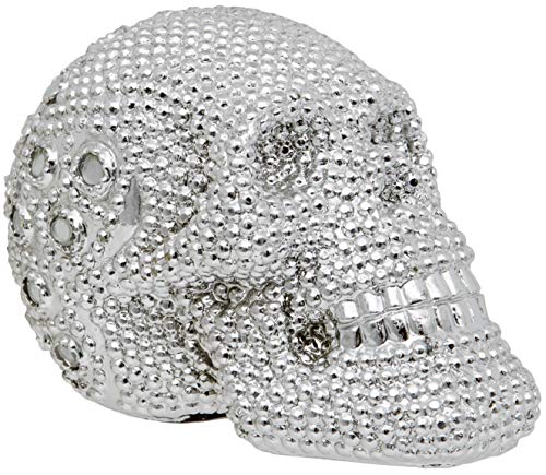 Maturi Silver Raised Ridge Totenkopf, 12 cm von Maturi