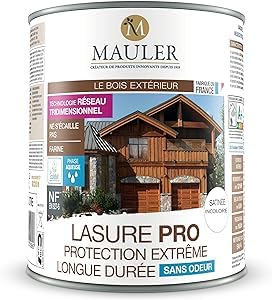 Lasur - Holzschutz für den Außenbereich - UV- und Wetterschutz - lange Dauer Satin farblos 2L5 MAULER von Mauler