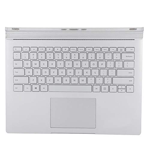 Mavis Laven Tastatur, Für Surface Book 1 1704 Schnelle Reaktion Ohne Verzögerung Multifunktionaler Tastaturersatz Silber Für Notebook-Laptop von MAVIS LAVEN