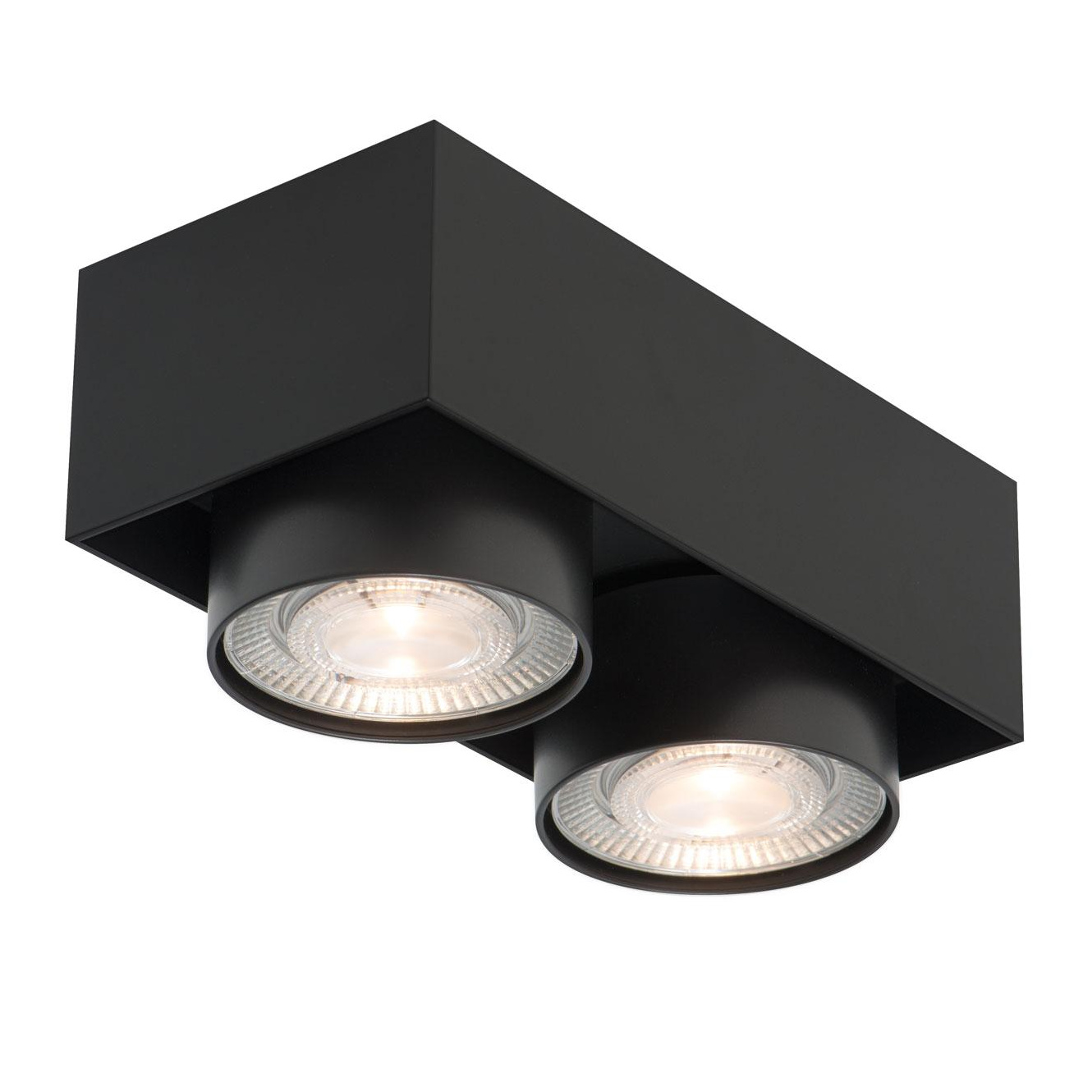 Mawa Design - Wi4-ab-2e-hb LED 2er Strahler matt - mawa schwarz 9005/matt pulverbeschichtet/19,5x9,6x9,1cm/Phasenan-abschnitt dimmbar/Abstrahlwinkel.. von Mawa Design