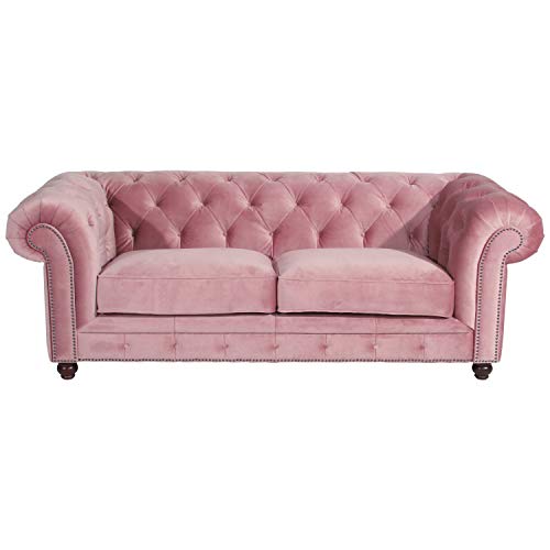 Max Winzer Sofa 2,5-Sitzer Orleans Samtvelours rosé von Max Winzer