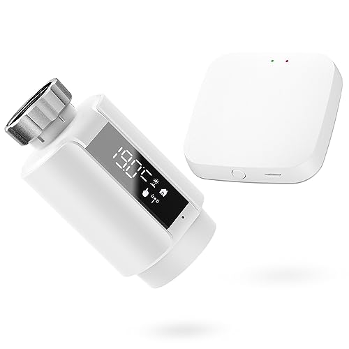 Maxcio WLAN Heizkörperthermostat Set, Smartes Heizung Thermostat Digital mit Hub, kompatibel mit Amazon Alexa, Google Home - Heizkosten sparen von Maxcio