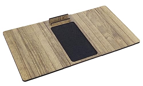 Maximex Multifunktions-Sofa-Tablett, mit Anti-Rutsch-Noppen und Smartphone-/Tablethalterung von Maximex