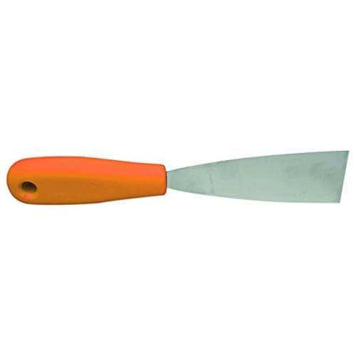 Maya Professional Tools 88042-7 Spachtel, Edelstahl, fest mit Plastikgriff, FBK/Lebensmittelhygiene, 40 mm, Orange von Maya Professional Tools