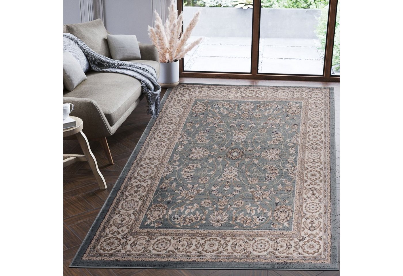 Orientteppich Oriente Teppich - Traditioneller Teppich Orient Blau, Mazovia, 60 x 100 cm, Geeignet für Fußbodenheizung, Pflegeleicht, Wohnzimmerteppich von Mazovia