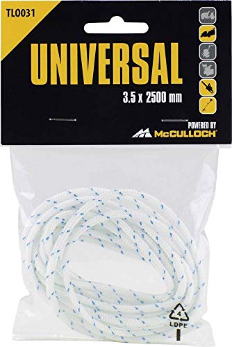 Universal Starterseil, TLO031: Starterseil passend für Rasenmäher, Trimmer, Kettensägen und Laubsauger (Artikel-Nr. 00057-76.168.31) One Size von McCulloch