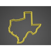 Keks Ausstecher in Texasform von McMaster3D