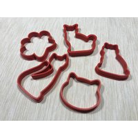 Ultimate Cat-Cookie Cutter 5Er Set/Katze Neko Niedlich Backen Geschenk Katzendame von McMaster3D