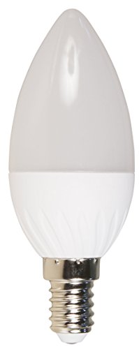 McShine - LED Kerzenlampe Leuchtmittel | E14, 6W, 480 lm, warmweiß von McShine