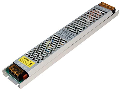 McShine - elektronischer LED Trafo Transformator 12V | 200W | 220-240V~ -> 12V= | für den Betrieb von Niedervolt LED Leuchtmitteln mit 12V (200W) von McShine