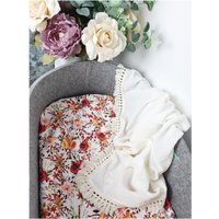 Blumen-Bettlaken Für Babybett, Vintage-Druck-Kinderzimmer-Bettwäsche, Weiches Baumwoll-Kinderzimmer-Spannbettlaken, Waldkinderbettwäsche von MeaBeeDesign