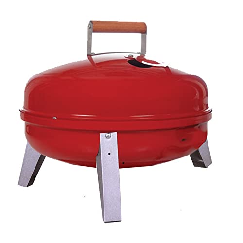 Meco Americana Lock 'n Go Holzkohle-Grill, rot von Meco
