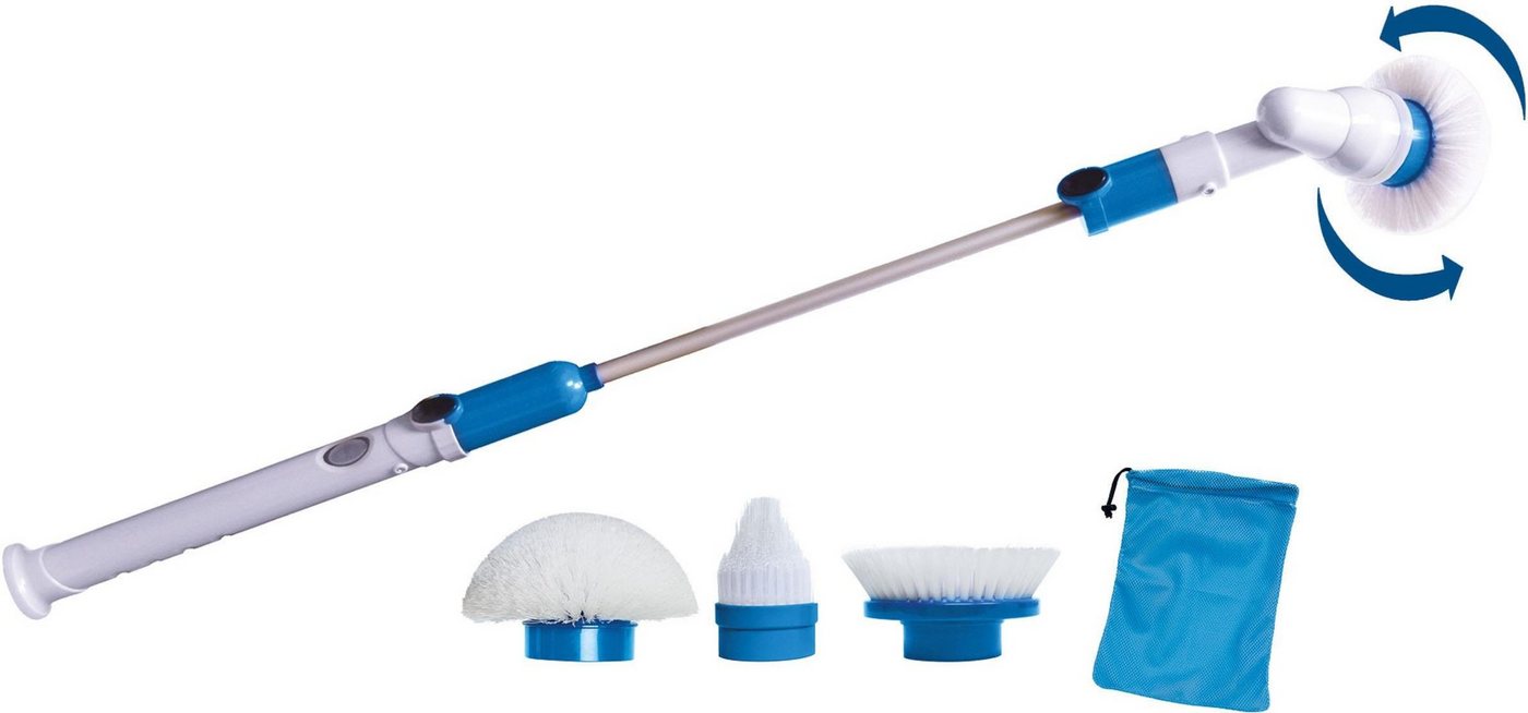 MediaShop Reinigungsbürste HURRICANE SPIN SCRUBBER, (Set, 7-tlg) von MediaShop