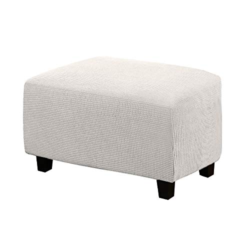 Hocker bezug Rechteckige Pouf copertura Hocker Abdeckung Rechteckige Pouf Abdeckung Hockerbezug Ottomane Schonbezug Weiß von Meigeh