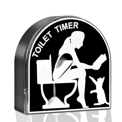 5 Minuten Toilette Sanduhr Timer,Mein HERZ Toilet Timer Toiletten Sanduhr Frauen Kreative Toiletten Timer Hausgarten Home Decor Spielzeug,lustige Geschenke für Frauen, Mama (Frauen) von Mein HERZ