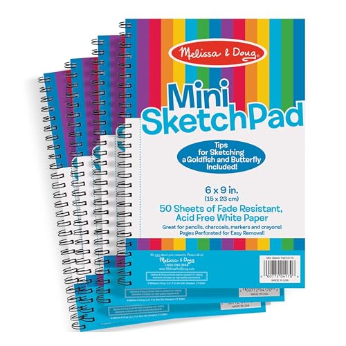 Melissa & Doug Mini-Sketch Pad Bundle (4 Pack) von Melissa & Doug