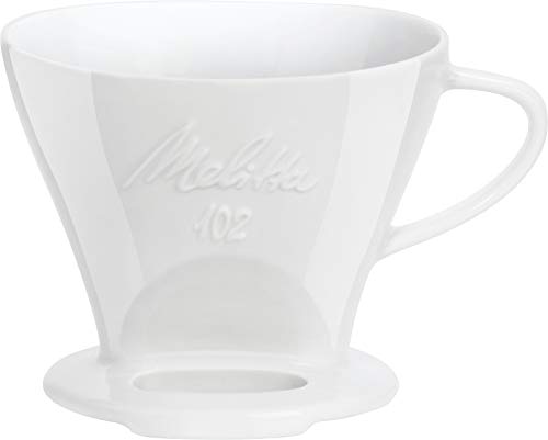 Melitta 218967 Filter Porzellan-Kaffeefilter Größe 102 Weiß, 1x2 von Melitta