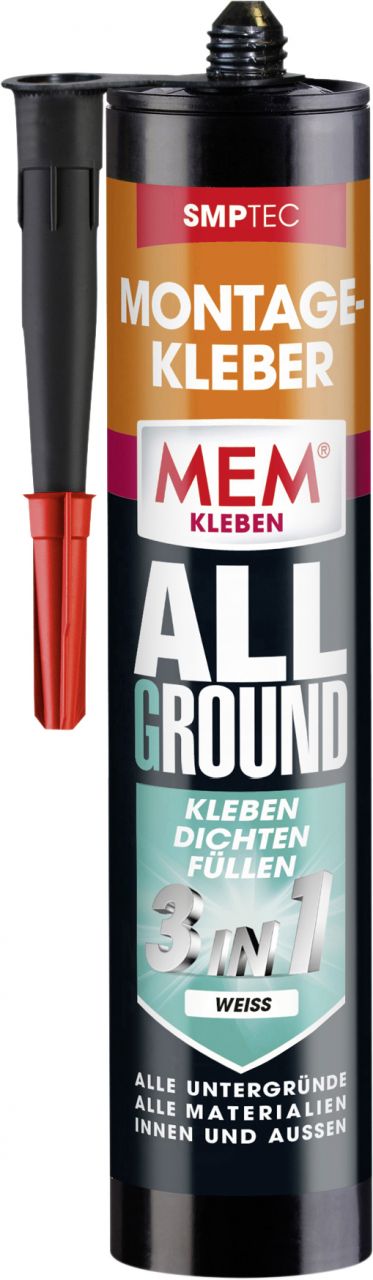 MEM Montage-Kleber Allground 3in1 430 g weiß von Mem