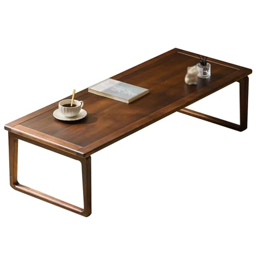 Niedriger Tisch Aus Massivholz Für Den Haushalt Klappbarer Tisch Wohnzimmer-Couchtisch Rechteckiger Tisch Tragbarer Tisch (S : 120x45x30cm) von Meng Wei shop